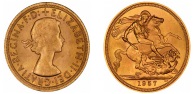Achat pièce or  souverain
