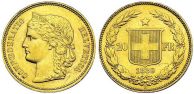 Achat pièce or Vrenelis suisse
